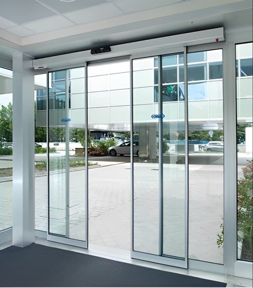 Automatic sliding doors installed by Zam Zam Door in UAE